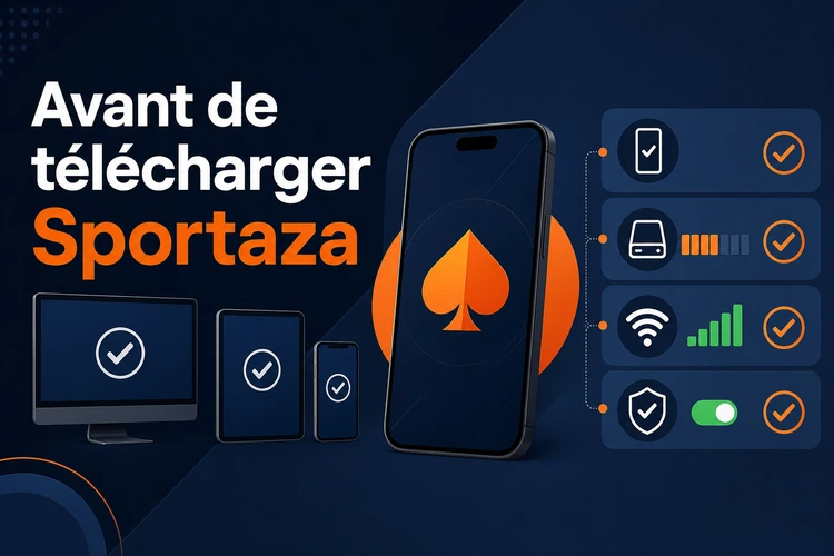 Avant de télécharger Sportaza