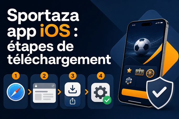 Sportaza app iOS : étapes de téléchargement