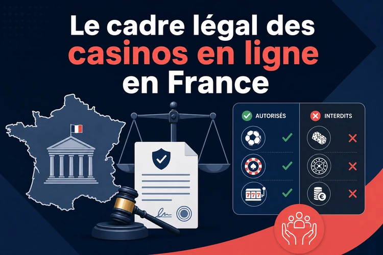 Le cadre légal des casinos en ligne en France